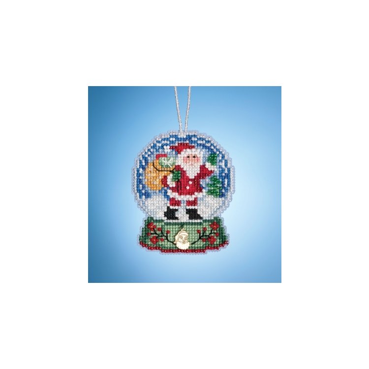 MH161931 Куля Санта. Набір для вишивки в змішаній техніці Mill Hill - 1
