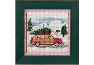 вышивка гладью MH143305 Семейное дерево. Набор для вышивки в смешанной технике Mill Hill