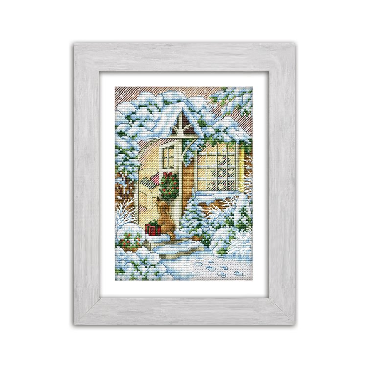 N024 Неочікуваний гість. Набір для вишивки хрестом Кольорова - 1