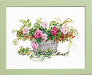 552105 Осенний сад. Набор для вышивки крестом Cosmo Fujico - 1 552105 Осенний сад. Набор для вышивки крестом Cosmo Fujico - 1