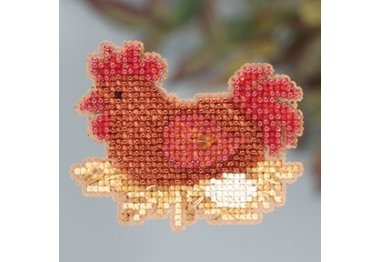 вишивка гладдю MH183206 Курка чи яйце. Набір для вишивки в змішаній техніці Mill Hill вишивка гладдю MH183206 Курка чи яйце. Набір для вишивки в змішаній техніці Mill Hill