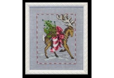 NC119 Prancer//Пренсер. Схема для вишивки хрестиком на папері Nora Corbett NC119 Prancer//Пренсер. Схема для вишивки хрестиком на папері Nora Corbett