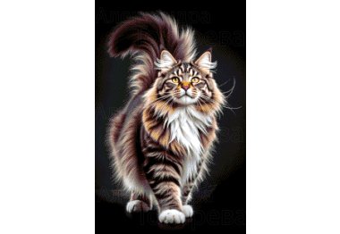  39-2109-НМ Магический кот. Набор для вышивания бисером ТМ Токарева А.