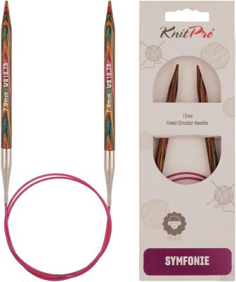 21388 Спицы круговые Symfonie Wood KnitPro, 150 см, 7.00 мм - 1