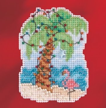 MH181733 Різдвяна пальма. Набір для вишивки в змішаній техніці Mill Hill - 1