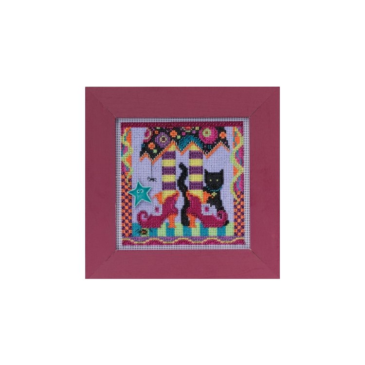 MH145201 Волшебная обувь. Набор для вышивки в смешанной технике Mill Hill - 1