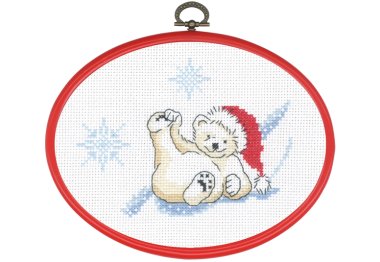 92-5643 Полярний ведмідь. Набір для вишивання хрестом PERMIN 92-5643 Полярний ведмідь. Набір для вишивання хрестом PERMIN