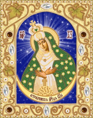 НИК-5316 Богородица Остробрамская. Набор для вышивки бисером Маричка - 1