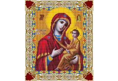  НВ-277/3 Тихвинська ікона Божої Матері. Схема для вишивки бісером