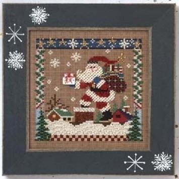 MHCB243 Санта на крыше. Набор для вышивки в смешанной технике Mill Hill - 1
