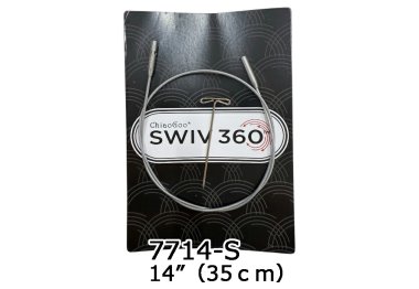  Кабель SWIV360 Silver Small 35см арт. 7714-S ChiaoGoo