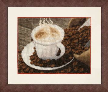 СЖ-040 Ароматна кава. Набір для вишивання хрестиком - 1