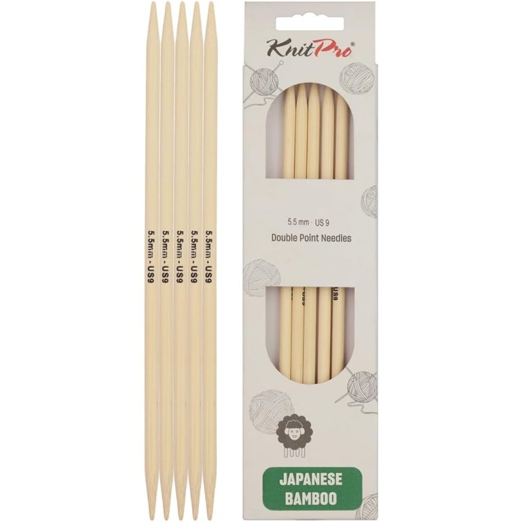 22131 Спицы носочные Bamboo KnitPro, 20 см, 5.50 мм - 1 22131 Спицы носочные Bamboo KnitPro, 20 см, 5.50 мм - 1