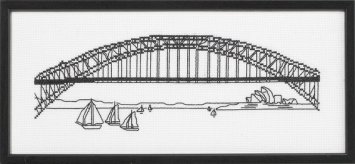 92-4329 Мост. Графика. Набор для вышивания крестом PERMIN - 1
