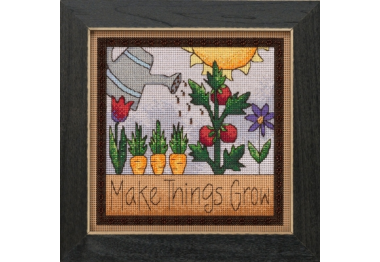 вышивка гладью ST151814 Заставьте вещи расти. Набор для вышивки в смешанной технике Mill Hill