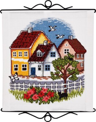 92-2357 Город. Набор для вышивания крестом PERMIN - 1 92-2357 Город. Набор для вышивания крестом PERMIN - 1