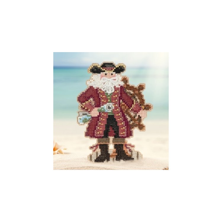 MH201731 Ямайський Санта. Набір для вишивки в змішаній техніці Mill Hill - 1