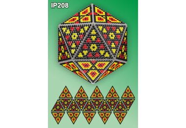  IP208 Новогодний шар. Набор алмазной вышивки ТМ Вдохновение