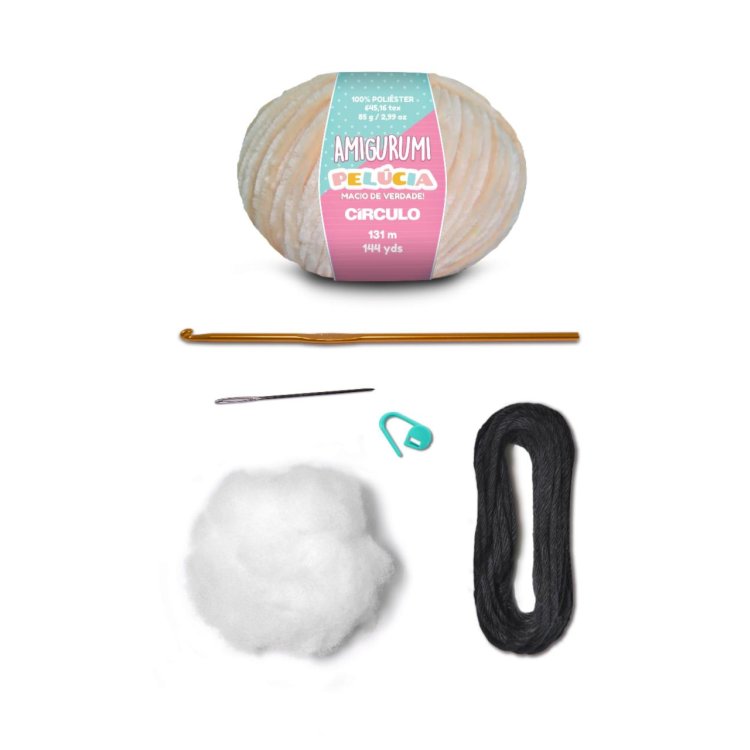 5 AMIGURUMI KIT - NAPPY TIME Цуценя. Набір для в'язання іграшки - 5