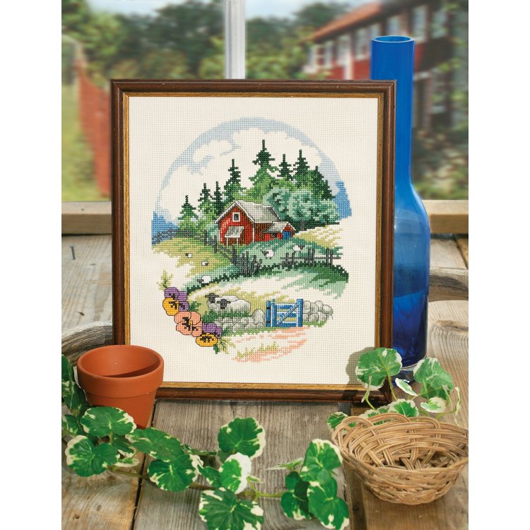 92-7560 Овечки (Sheep. Набір для вишивання хрестом PERMIN - 1