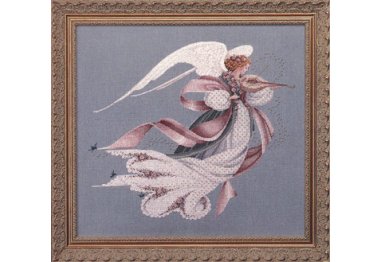  LL23 Angel of Spring//Ангел весны. Схема для вышивки крестом на бумаге Lavender & Lace