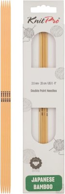 22121 Спиці шкарпеткові Bamboo KnitPro, 20 см, 2.00 мм - 1 22121 Спиці шкарпеткові Bamboo KnitPro, 20 см, 2.00 мм - 1