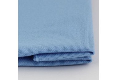  Тканина для вишивання ТПК-190-1 3/37 Онікс (домоткане полотно №30), блакитний, 48% бавовна, 52% п/е, 50*50см
