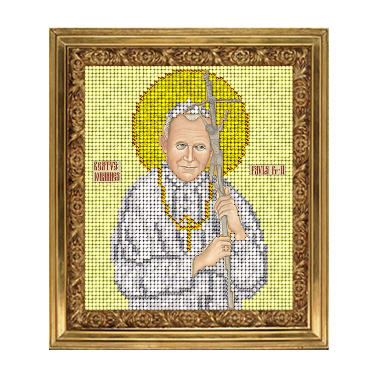 10117 Папа Павло II. Набір для вишивки бісером - 1