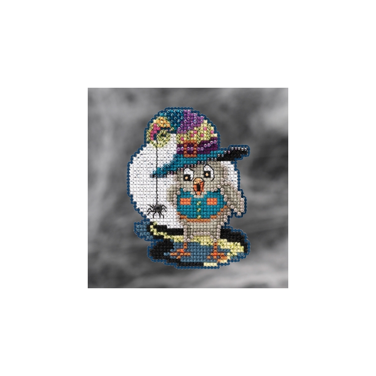 MH182126 Сова Хэллоуина. Набор для вышивки в смешанной технике Mill Hill - 1