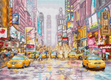 Набор для вышивки крестом L8222 New York times square. Letistitch - 1