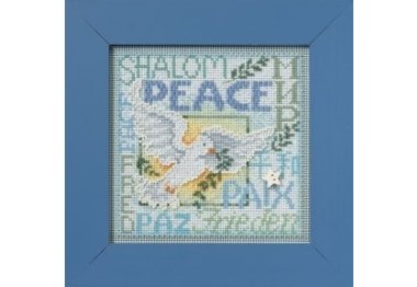 вышивка гладью MH142304 Мир во всем Мире. Набор для вышивки в смешанной технике Mill Hill