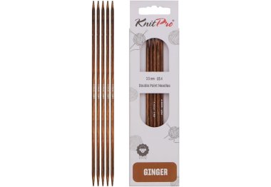 спиці для в'язання 31007 Спиці шкарпеткові Ginger KnitPro, 15 см, 3.50 мм