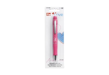  610850 Механический карандаш с 2 грифелями диаметром 0,9мм, ярко-розовый Prym
