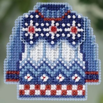 MH185301 Свитер по погоде. Набор для вышивки в смешанной технике Mill Hill - 1