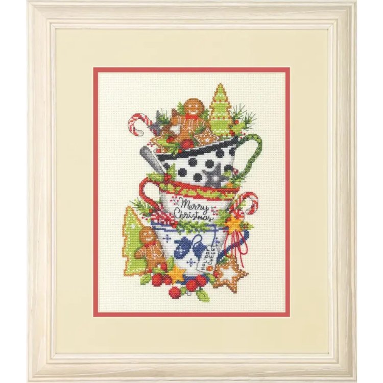70-09625 Набір для вишивання хрестиком &quot;Christmas Tea&quot; &quot;Різдвяний чай&quot; DIMENSIONS - 1