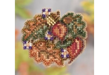 вышивка гладью MH181206 Осенний круг. Набор для вышивки в смешанной технике Mill Hill