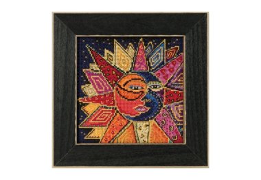 вышивка гладью LB141814 Танец солнца и луны. Набор для вышивки в смешанной технике Mill Hill