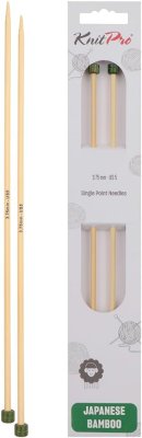 22318 Спицы прямые Bamboo KnitPro, 25 см, 3.75 мм - 1