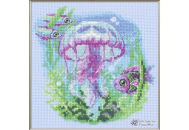  A1039 Дитинча медузи. Набір для вишивки хрестиком AINE