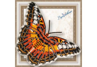  BGP-065 3D Бабочка Партенос Сильвия. Набор для вышивки бисером ТМ Вдохновение