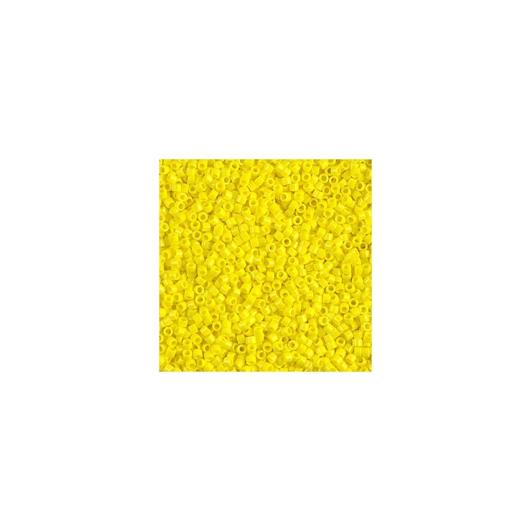 DB-721 Бісер Miyuki Delica Beads 11/0 (натуральний, жовтий лимонний) - 1
