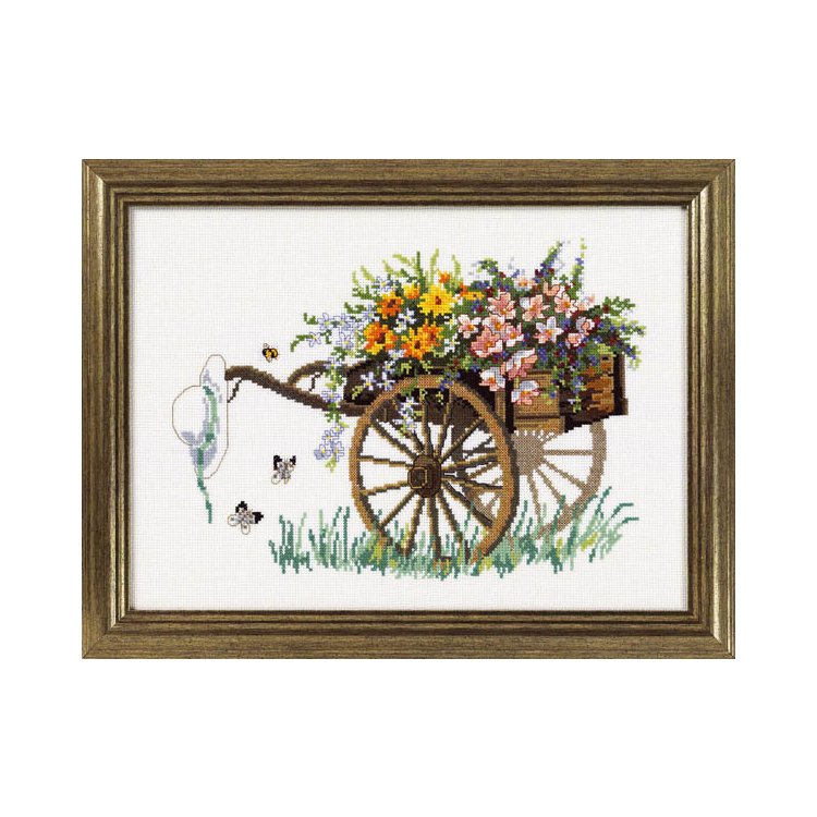 70-3121 Візок. Набір для вишивання хрестом PERMIN - 1