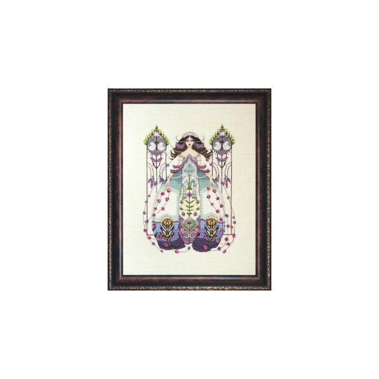 MD191 The Muse//Муза. Схема для вышивания крестом на бумаге Mirabilia Designs - 1 MD191 The Muse//Муза. Схема для вышивания крестом на бумаге Mirabilia Designs - 1