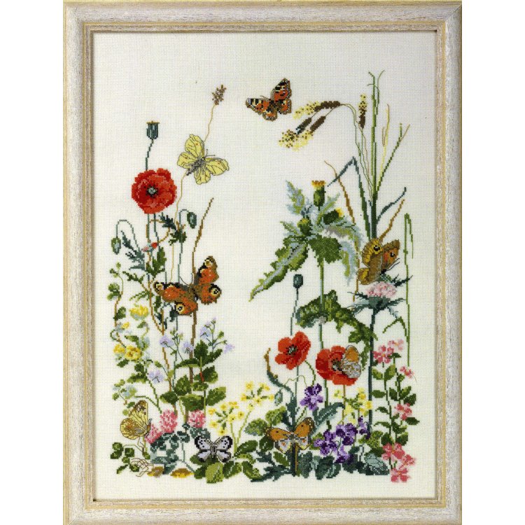 70-4151 8 метеликів. Набір для вишивання хрестом PERMIN - 1