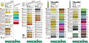 142 карта цветов Metallic №40, №12, №15, Spectra, Heavy Metal Madeira - 1