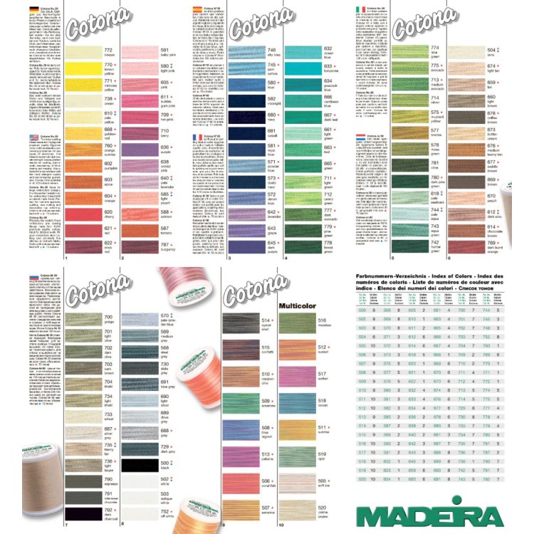 125 карта кольорів Cotona Madeira - 1