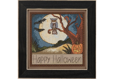 вишивка гладдю ST152013 Щасливого Хеловіну. Набір для вишивки в змішаній техниці Mill Hill