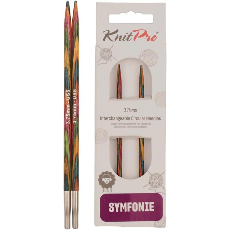 20402 Спиці знімні Symfonie Wood KnitPro, 3.75 мм - 1