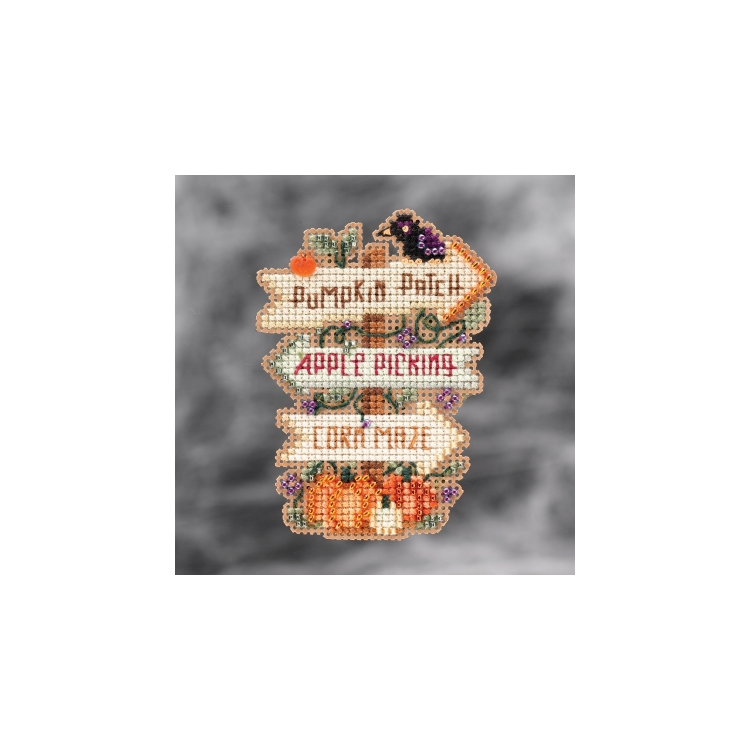 MH182125 Осеннее веселье. Набор для вышивки в смешанной технике Mill Hill - 1