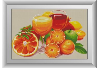  30531 Апельсиновый натюрморт. Набор для рисования камнями